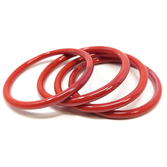 Vintage Red Glass Bangles