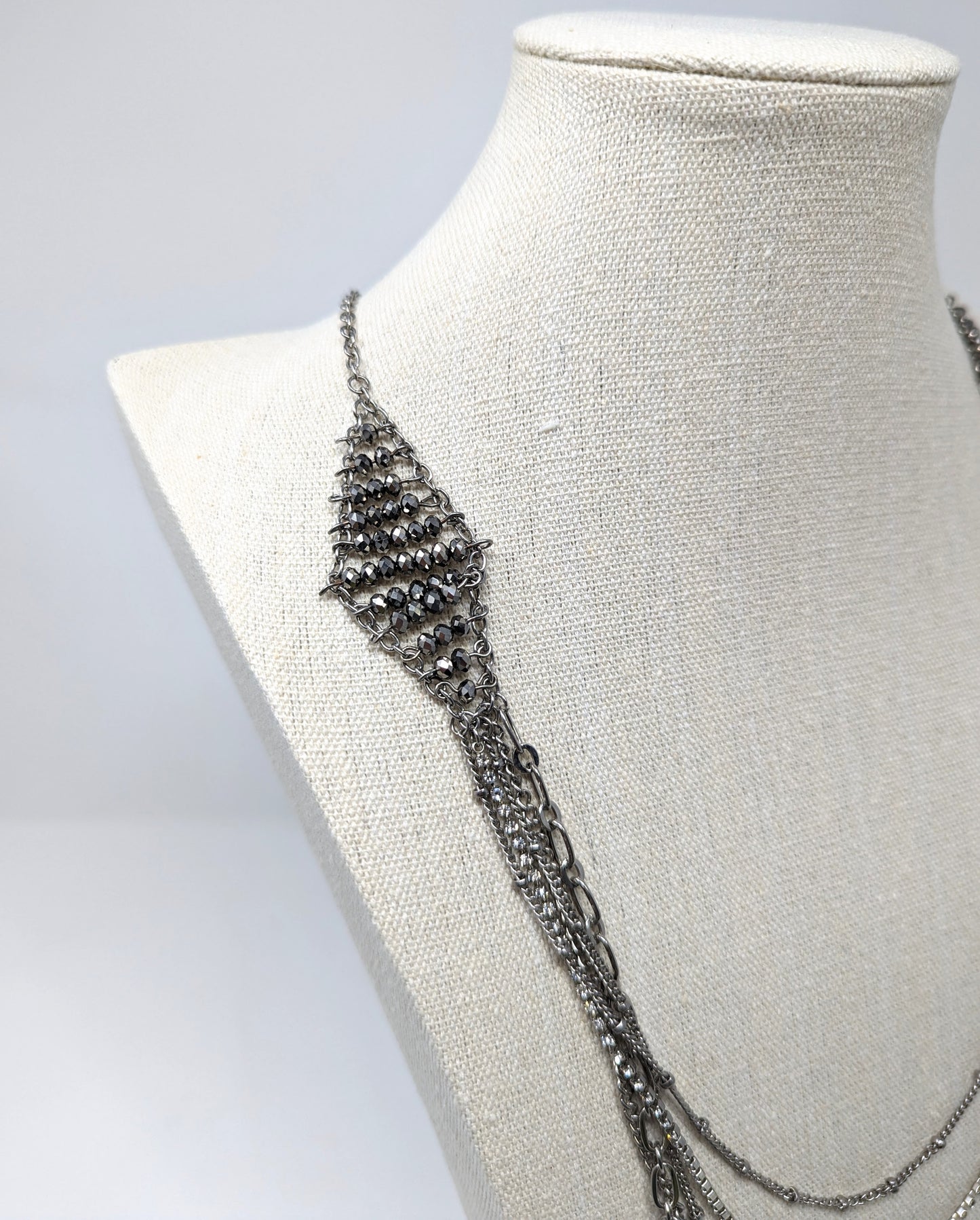 Layered Silver Necklace