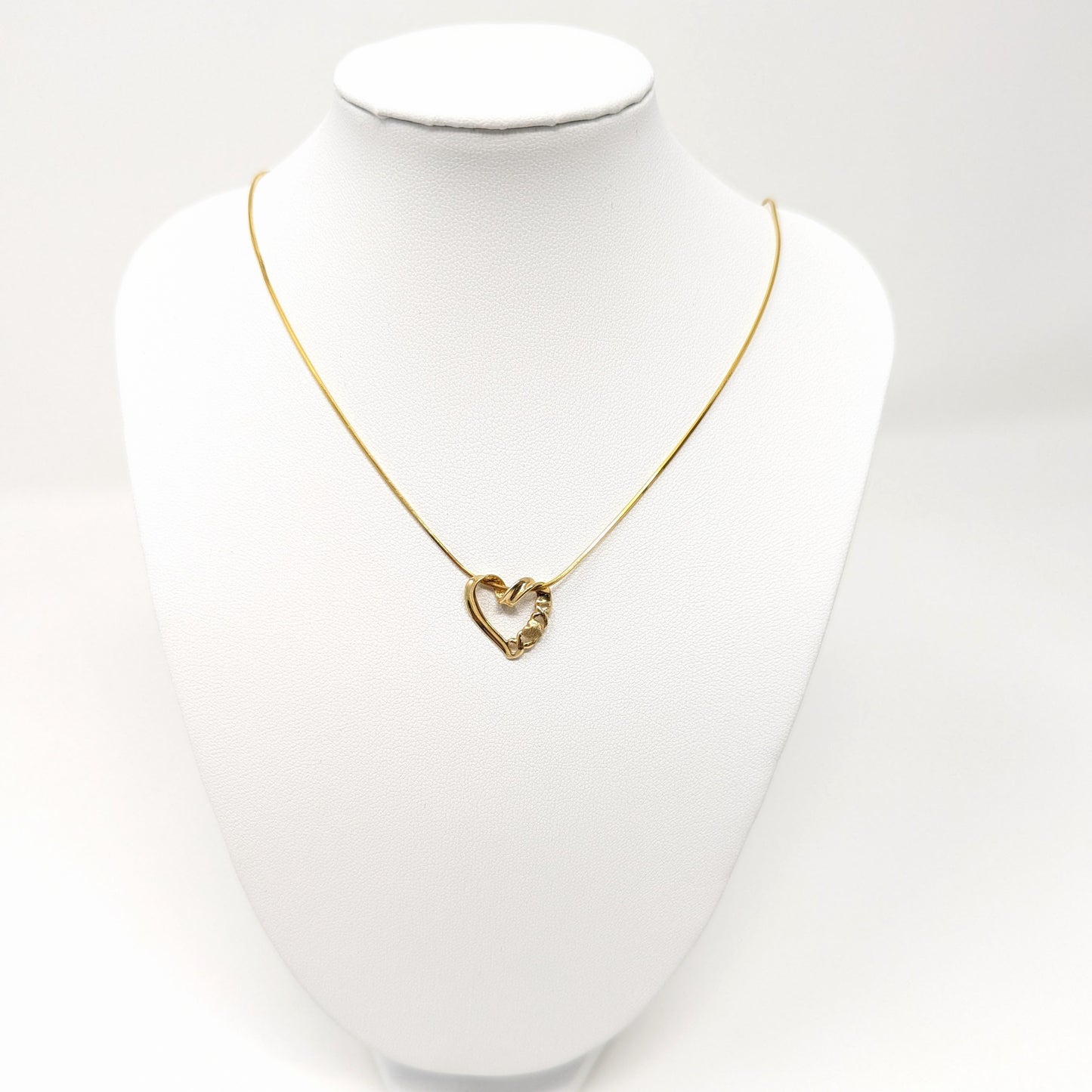 14k Italy VIOR Heart Necklace