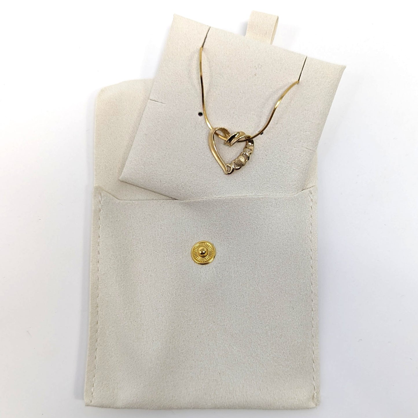 14k Italy VIOR Heart Necklace